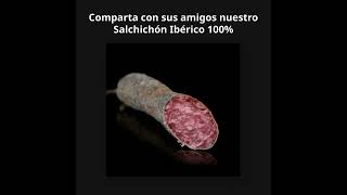 Chorizo y Salchichón de Bellota 100 Ibérico único por su sabor [upl. by Nawor]