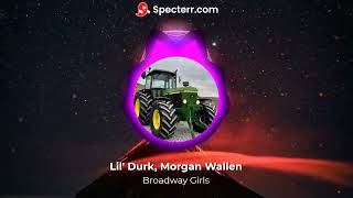 Lil Durk Morgan Wallen  Broadway Girls Extreme Bass Boosted [upl. by Natiha892]