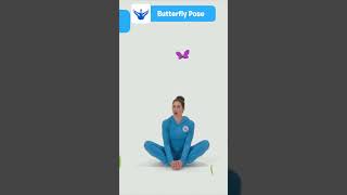 Butterfly Pose  Baddha Konasana yoga [upl. by Ardnnaed]