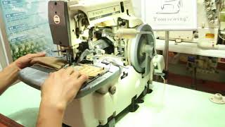 singer 299u eyelet buttonhole sewing machine secondhand serviced demo video [upl. by Nauwtna]