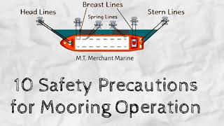 10 Safety Precautions For Mooring Operation [upl. by Keiko796]