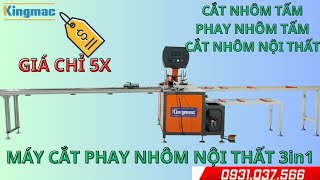 MÁY CẮT PHAY NHÔM TẤM NỘI THẤT 3IN1 HIỆN ĐẠI GIÁ RẺ [upl. by Odracir]