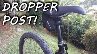 Cheap Dropper Post TransX Dropper Post Install [upl. by Eirroc204]