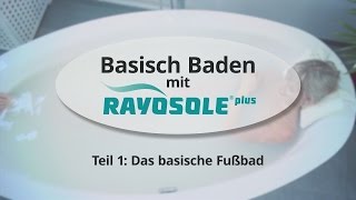 Basisch Baden Teil 1 Das basische Fußbad [upl. by Marieann]