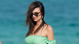 Emily Ratajkowski Rocks The Tiniest Thong Bikini Ever In Sultry New Video [upl. by Lynna]