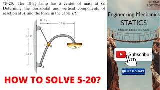 520 hibbeler statics chapter 5  hibbeler statics  hibbeler [upl. by Almond]