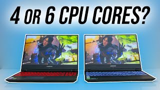 4 or 6 CPU Cores For Gaming Laptop Intel i59300H vs i79750H [upl. by Liagaba559]