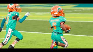 6u Plant City Dolphins vs East Bay Buccaneers Super Bowl 2021 [upl. by Yerrok]