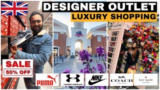 Luxury Shopping on a Budget  Inside the Best UK Designer Outlet In UK  50 OFF Designer Brands [upl. by Idisahc434]