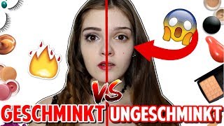 DIE VERWANDLUNG Geschminkt vs ungeschminkt  Mond Wika ★ [upl. by Thessa206]