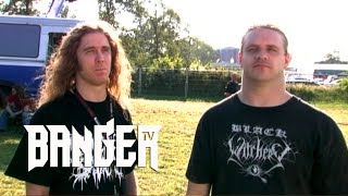 CANNIBAL CORPSES Alex Webster and Corpsegrinder 2004 interview  Raw amp Uncut [upl. by Thursby]