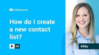 How do I create a new contact list [upl. by Analah]