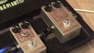 Analogman Sunface fuzz pedal demo comparison of NKT275 amp BC108 versions [upl. by Garett]