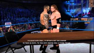 WWE 12 Road to Wrestlemania Walkthrough Outsider Story Part 21 [upl. by Marj]