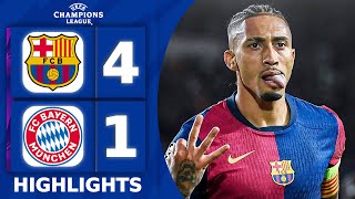 Barcelona Vs Bayern Munich 4  1 All Goals And Highlights Champions League 2024 [upl. by Zhang]