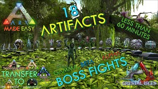 🆕 All 18 Artifact Locations  Crystal Isles  ARK Made Easy [upl. by Milissa]