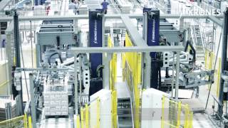 Krones Modulpal Singlecolumn palletising robot [upl. by Yblehs]