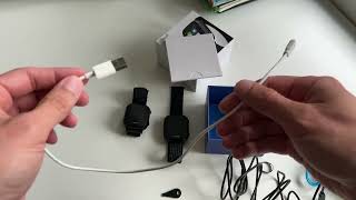 Review of JrTrack Kids Smart Watch by Cosmo Unboxing Water and Battery Life Test on Amazon [upl. by Gilbert906]