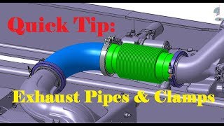 Quick Tip  Exhaust Pipes and Clamps [upl. by Aicilegna609]