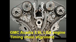 camaro exhaust v6 engine timing chain  2010 to 2014 36 L V6  GM 3036L Timing Replacement [upl. by Dranik]