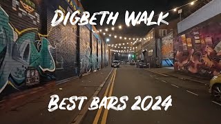 Digbeth Saturday Night Walk  Best Bars In Birminghams Inner City Night Spot  England UK 2024 [upl. by Eduard]