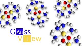 GaussView 6 Tutorial 1 Building Molecules [upl. by Fredelia]