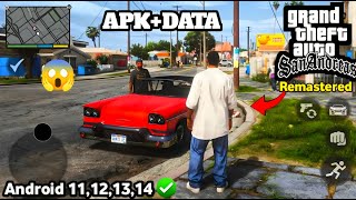 GTA San Andreas Remastered Mobile Graphics Modpack  APKDATA [upl. by Luzader]