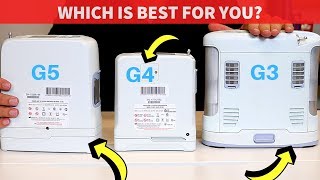 Inogen One G3 G4 and G5 Comparison [upl. by Artek]