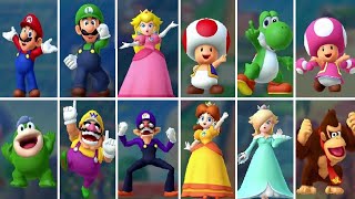 Mario Party 10  All Characters [upl. by Meunier805]