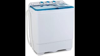 KUPPET Compact Twin Tub Portable Mini Washing Machine review [upl. by Swartz]