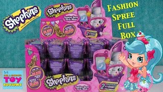 Shopkins Fashion Spree Full Box Opening Unboxing  NEW Toy Review  PSToyReviews [upl. by Eseneg]