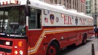 RARE PEEK AT THE FDNY MEDICAL EVACUATION TRANSPORTATION UNIT DURING KICKOFF OF FIRE PREVENTION WEEK [upl. by Merna419]