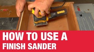 How To Use A Finish Sander  Ace Hardware [upl. by Chemash]