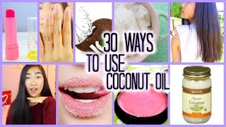 30 Life Hacks Using Coconut Oil  30 Ways to Use Coconut Oil [upl. by Eerised]