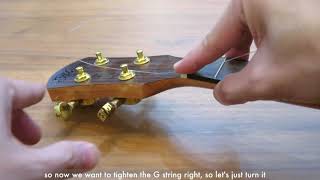 How to restring your Ukulele EASY [upl. by Annalise]