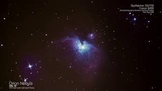 SkyWatcher 150750 EQ32  Canon 600D  Astrophotography [upl. by Naraj952]