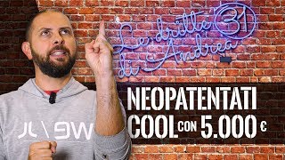 Neopatentati 3 auto cool a 5000 euro  Le dritte di Andrea [upl. by Angelica]