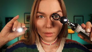 ASMR There is Something In Your Eye Doctor Lizi Takes Care of it Soft Spoken Eye Exam RP [upl. by Ayinat162]