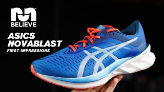 ASICS NovaBlast First Run amp Impressions [upl. by Natascha22]