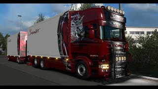 Euro Truck Simulator 2 Scania Sarantos R999 \8 9 [upl. by Janie]