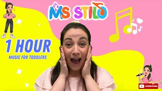 1 Hour of songs for toddlers  Kids Songs amp Nursery Rhymes for Children  Ms Stilo [upl. by Llahsram]