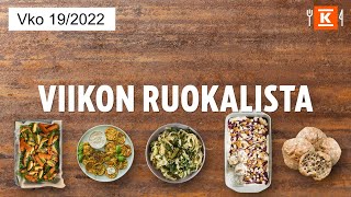 Viikon 19 ruokalista  Katso nopeat vinkit  KRuoka [upl. by Anaid]