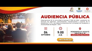 Audiencia Pública [upl. by Aicac]