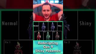 Redesigning Gen 9 Shiny Pokémon PREVIEW [upl. by Ereveniug]