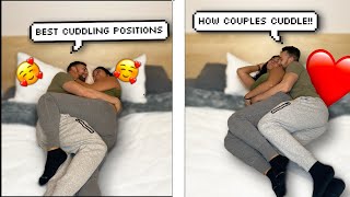 TOP 10 COUPLE CUDDLE POSITIONS  CUTE REACTION [upl. by Anilos]