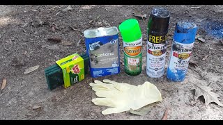 DIY Hydro Dipping using Spray Paint [upl. by Aisatan816]