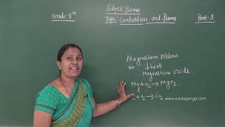 CBSE STATE  8  SCIENCE  COMBUSTION AND FLAME  PART 1 [upl. by Shama]