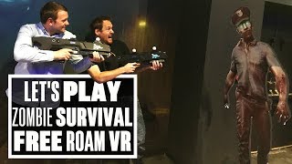 FreeRoam Zombie Survival VR At Zero Latency In Nottingham  Ians VR Corner [upl. by Tychon]