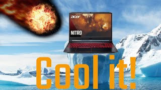 3 Ways to Cool Acer Nitro 5 2020 Throttlestop Power Management [upl. by Notsgnal]