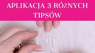 Migdałek Tips Salonowy i Konkursowy  Jak Założyć Tipsa [upl. by Thornton675]